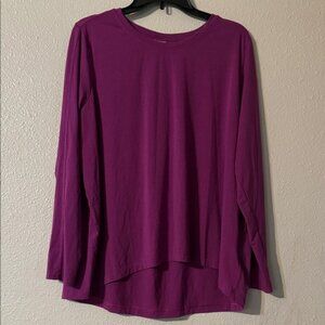 Athleta Vibrant Magenta Long Sleeve Top